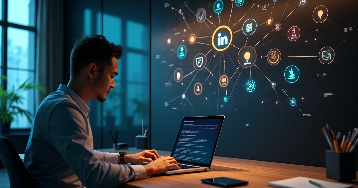 Como founders validam ideias de pauta usando pesquisas no LinkedIn