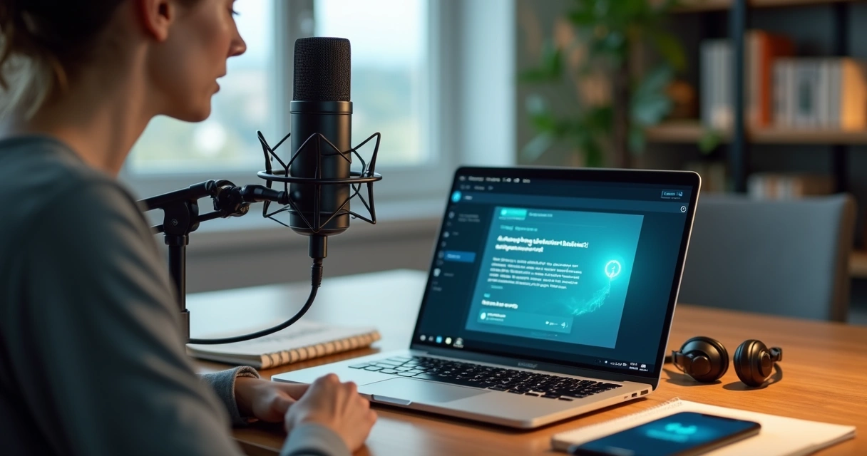 Como captar voz falada e criar posts no LinkedIn com IA