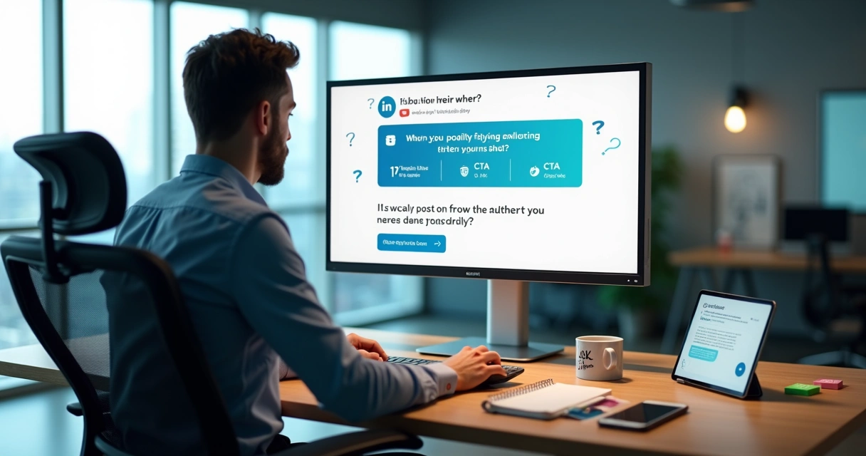 Como founders validam ideias de pauta usando pesquisas no LinkedIn